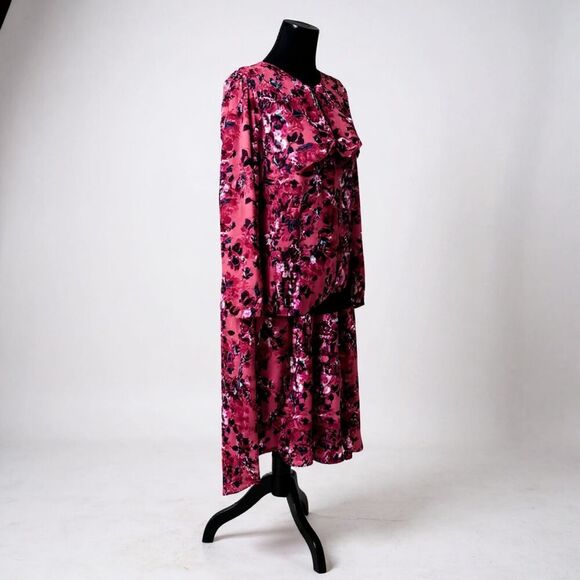 Torrid 1X Mini Studio Crepe de Chine Shirt Dress Black Plus Size Chic Work 1X - Picture 3 of 5